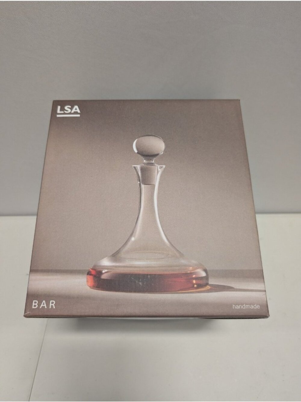 LSA International BAR Ships Decanter 1L Mouth-Blown Glass Poland G152-34-991